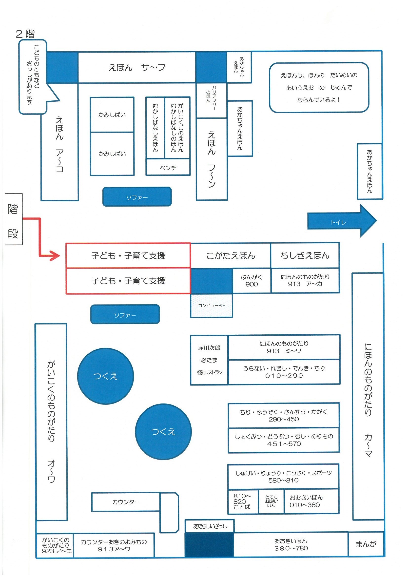 書架案内図